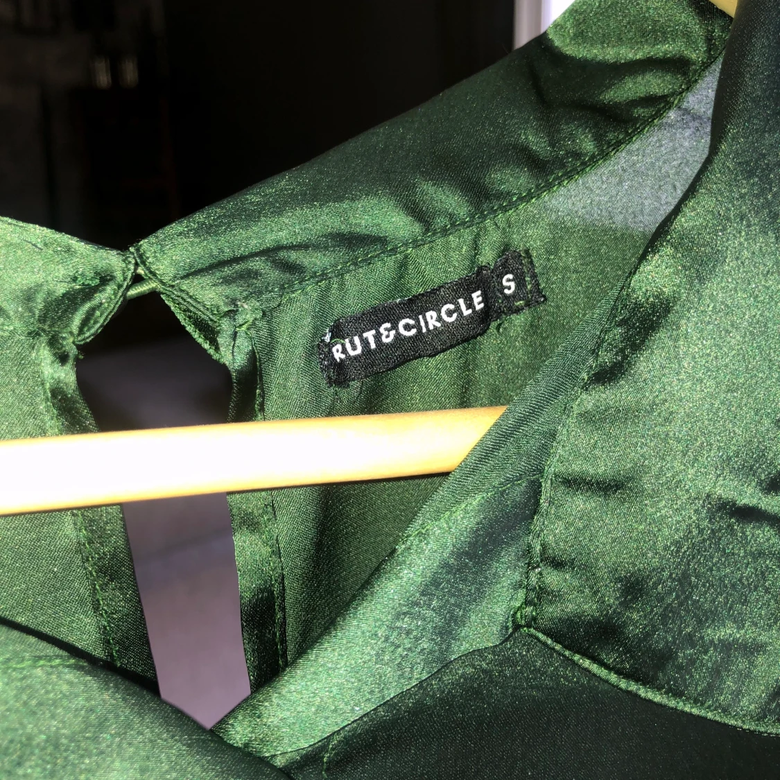 Grön skimrig skjorta - 91