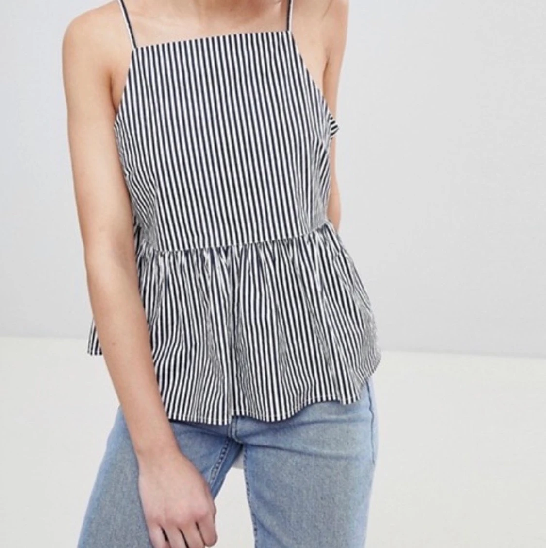 Randig topp från PIECES - 90