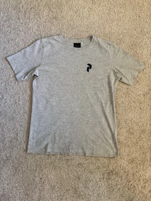 Peak Performance T-shirt (170) - Grå T-shirt från Peak Performance i fint skick. Klassisk modell med broderad logga, perfekt till vardag eller träning.  📦 Skickas snabbt! 