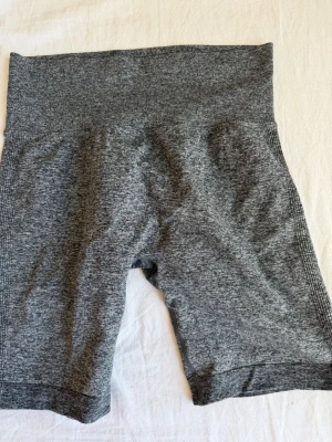 Grå och Lila tränings shorts  - Säljer två par tränings shorts som har skrynkligt i rumpan för att få en mer framhävd form. St L men har S och dom funkar även på mig. 150 för 1 par kan diskuteras priset.
