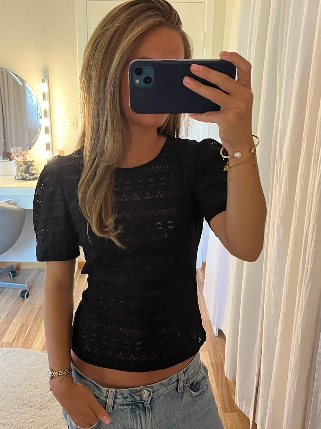Svart blus