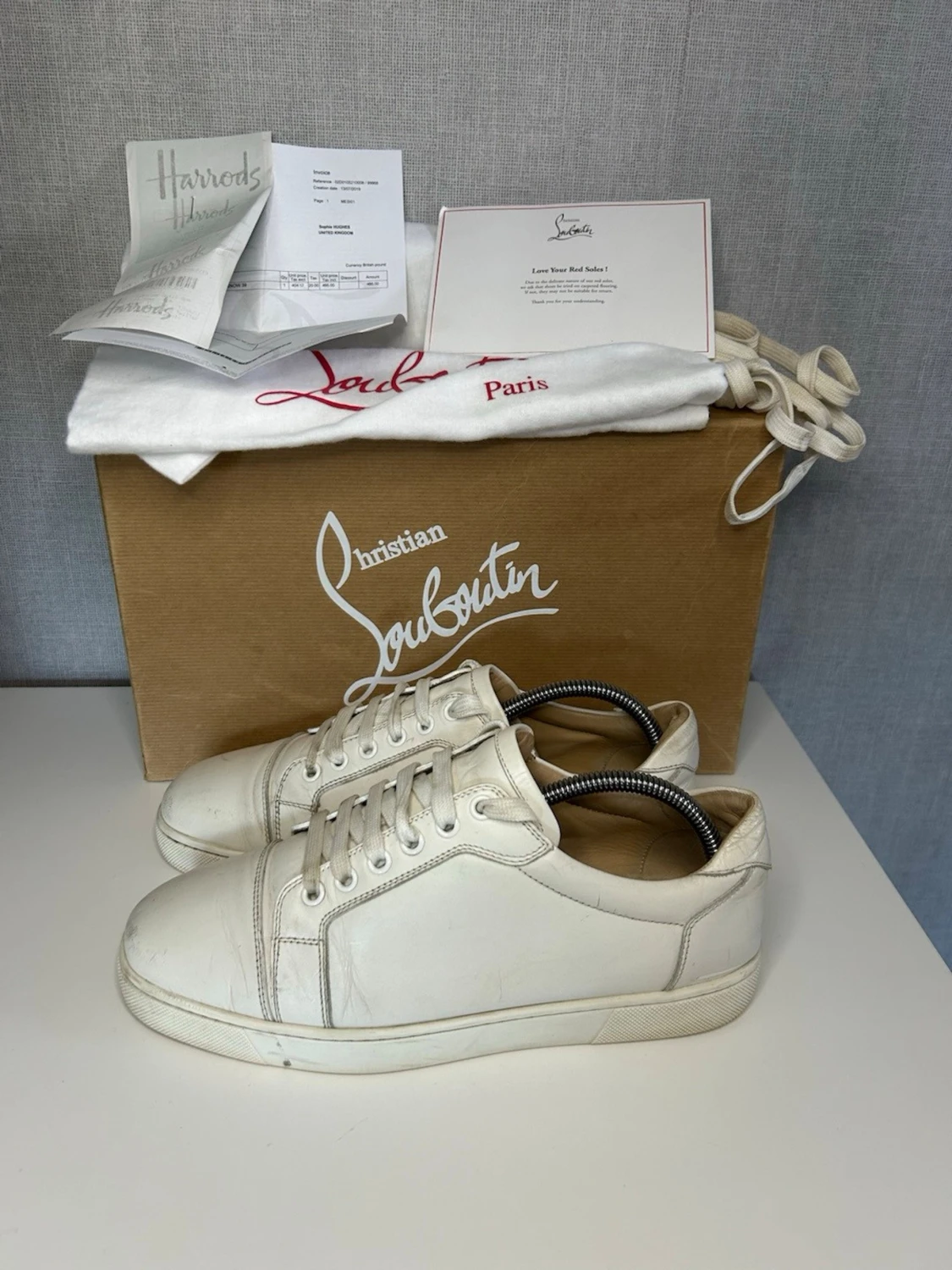 Vita sneakers från Christian Louboutin - 2