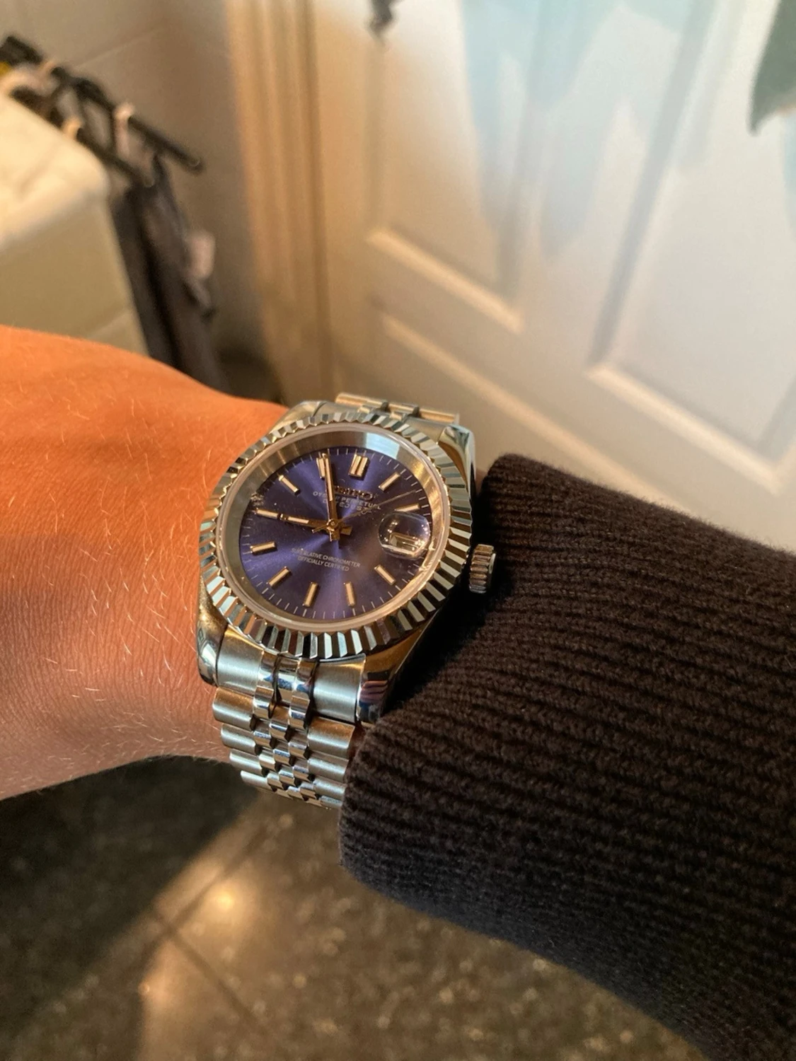 Seiko mod datejust 40mm byten är intressant  - 2