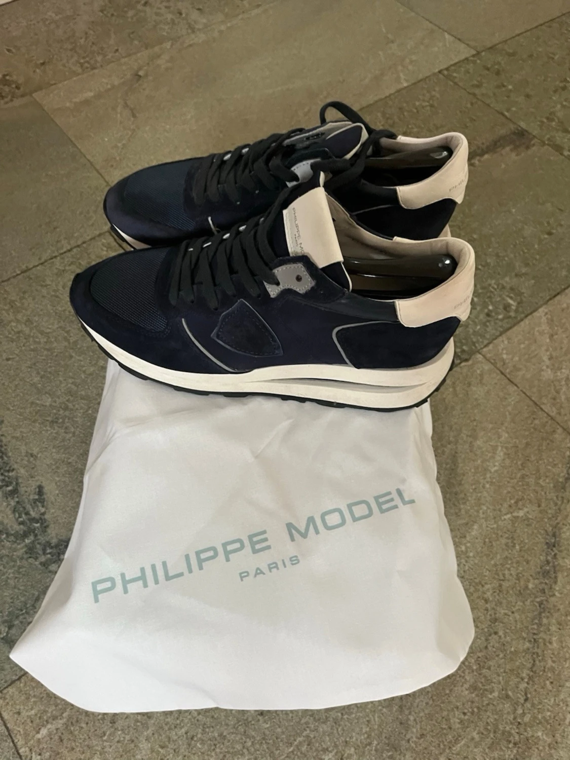 Philippe Model blå sneakers