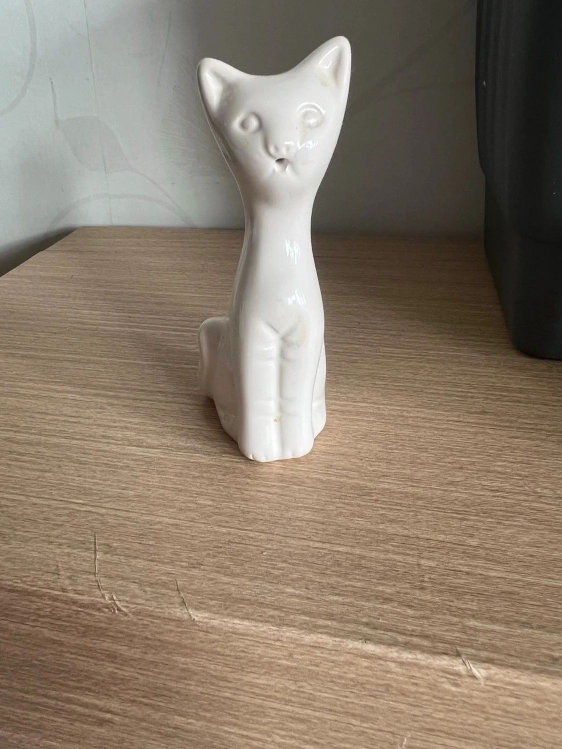 Vit porslinskatt prydnadsfigur - 3