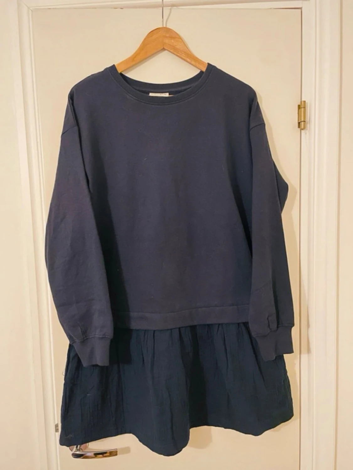 Bonprix Navy Blue Sweatshirt Dress