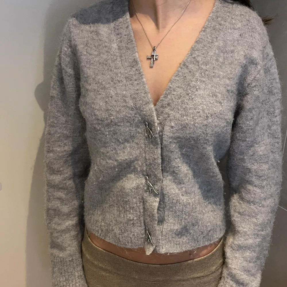 Dinosaur button knit cardigan hot sale