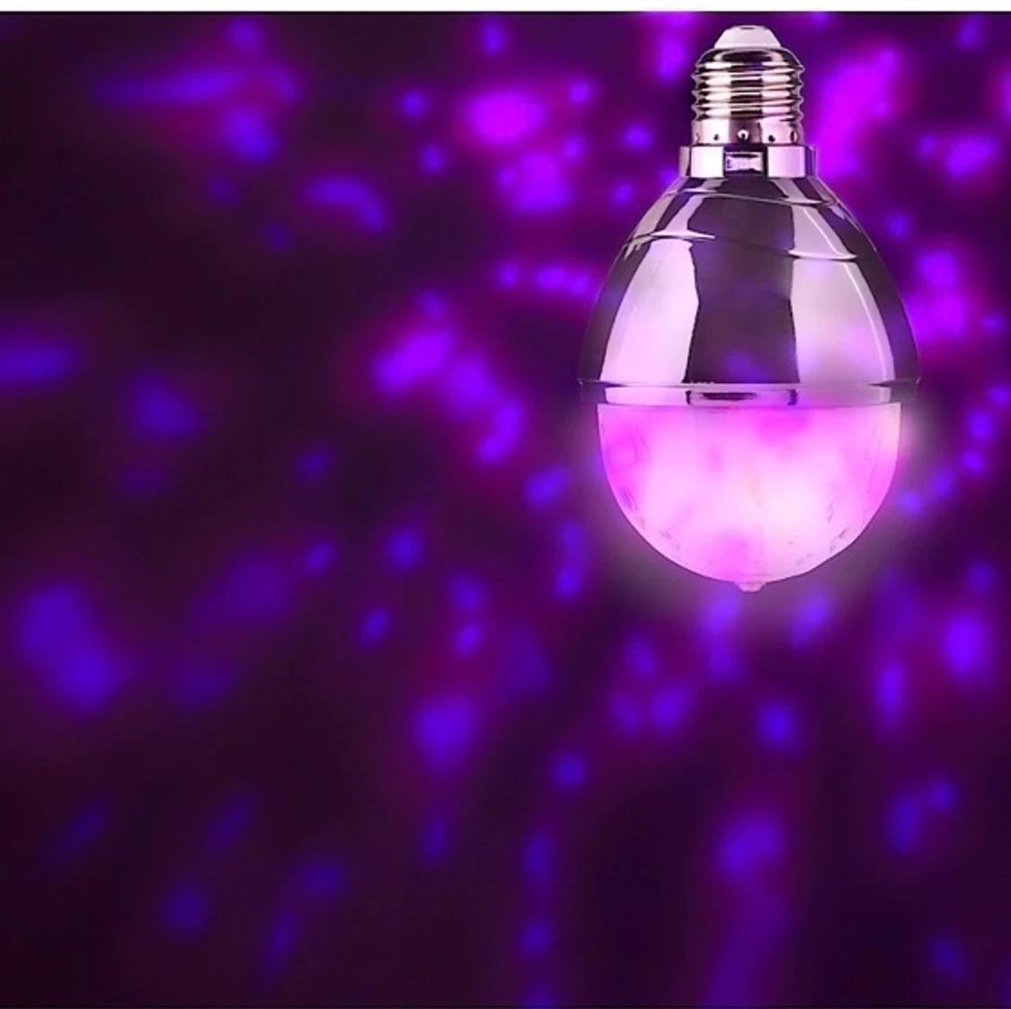 Led disco light bulb lila💜