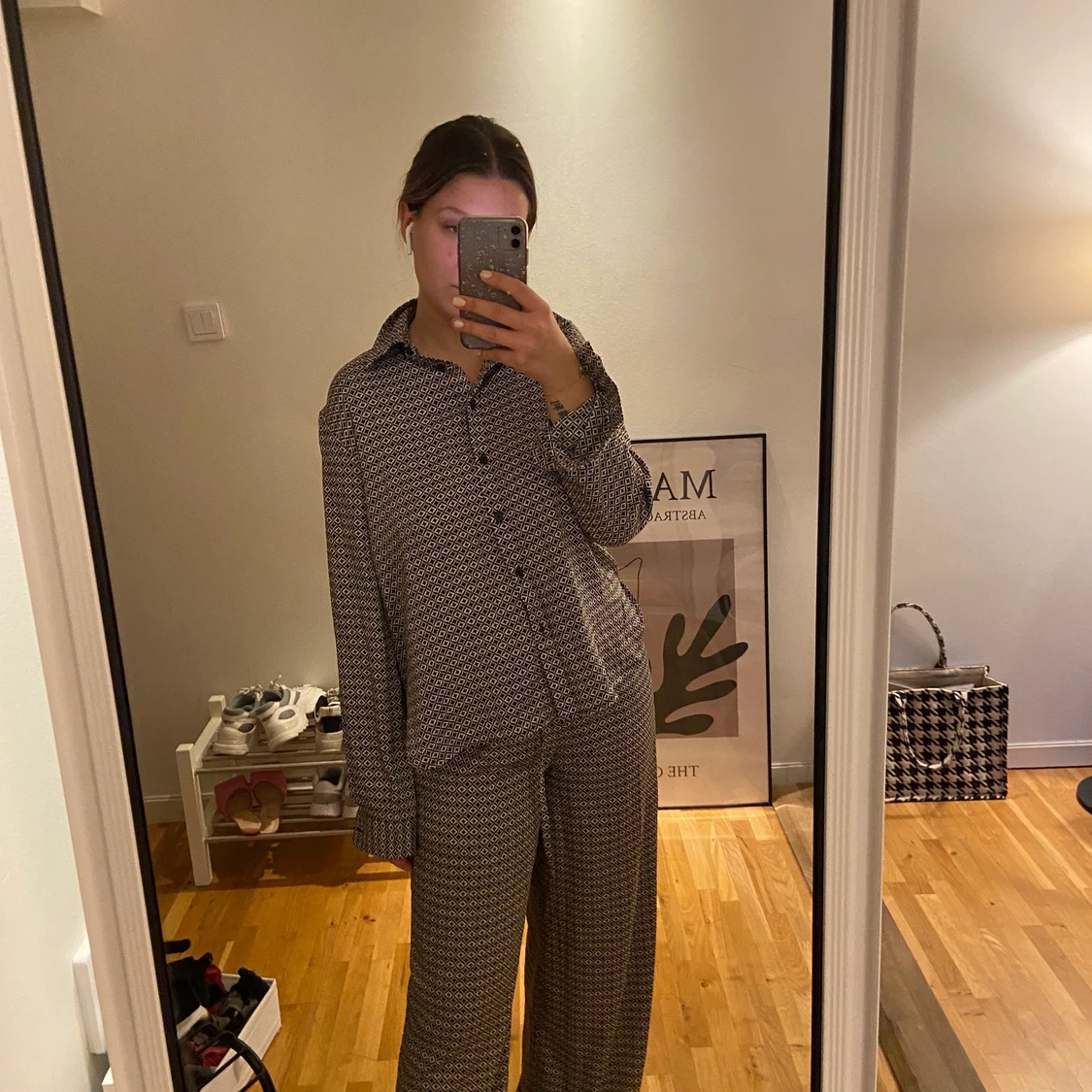 Silkesset mönstrat - 90