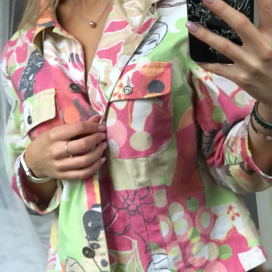 Jacka i färger o mönster - 91