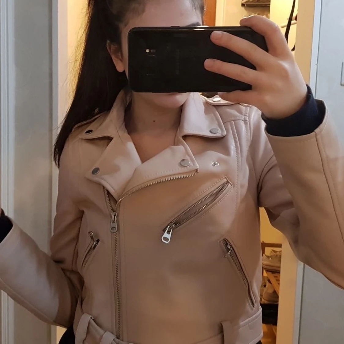 Pull&bear skinnjacka i rosa - 90