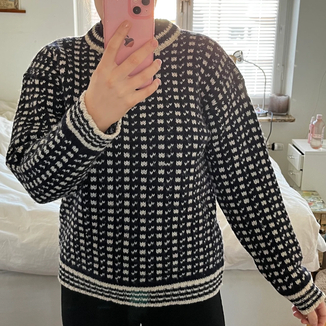 Vintage stickad tröja  - 91