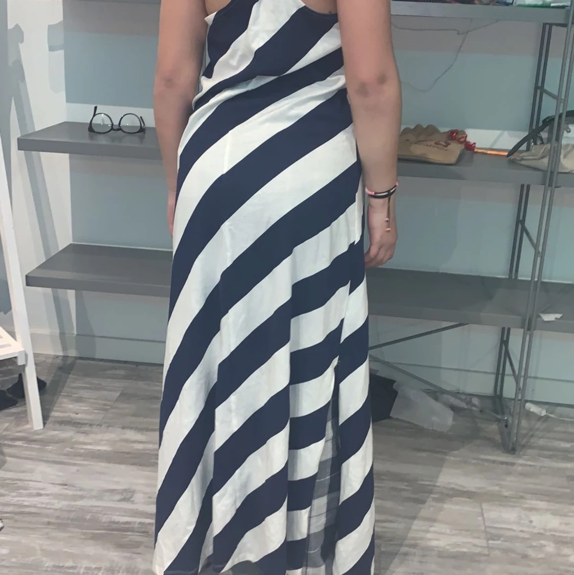 En randig sommar klänning  - 90