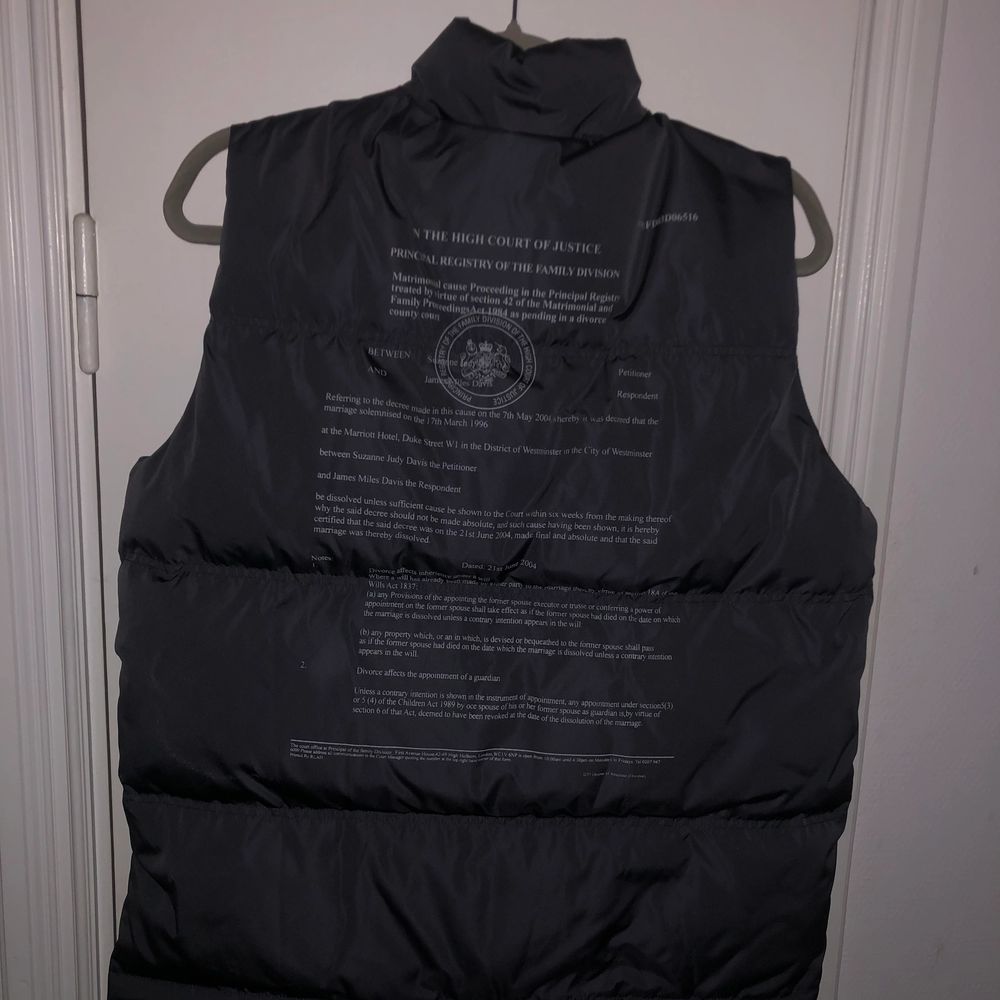 Reckless Scholars Onyx Puffer Vest 
