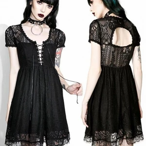 Killstar klänning stl M - Killstar Bella Morte Lost Babydoll Dress I storlek M. Helt ny med tags och superfin! 450kr Finns i Uppsala