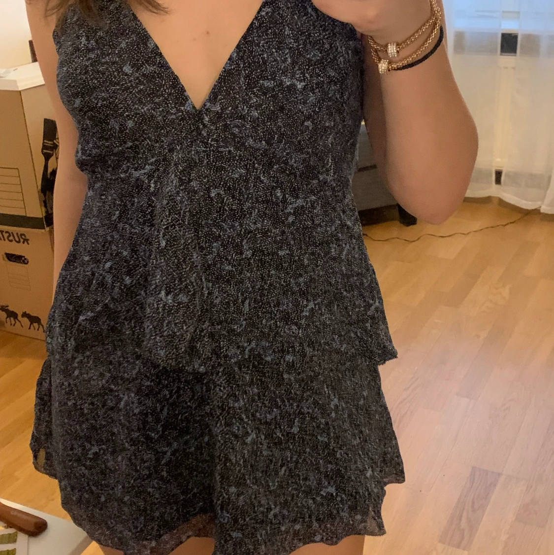 zara volang klänning - 90