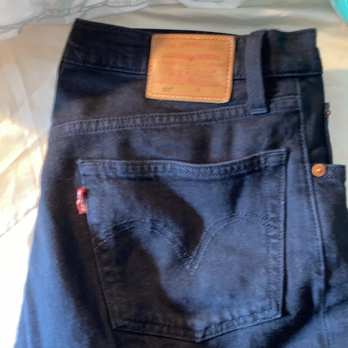 Levis 501 jeans svarta strl M - 91