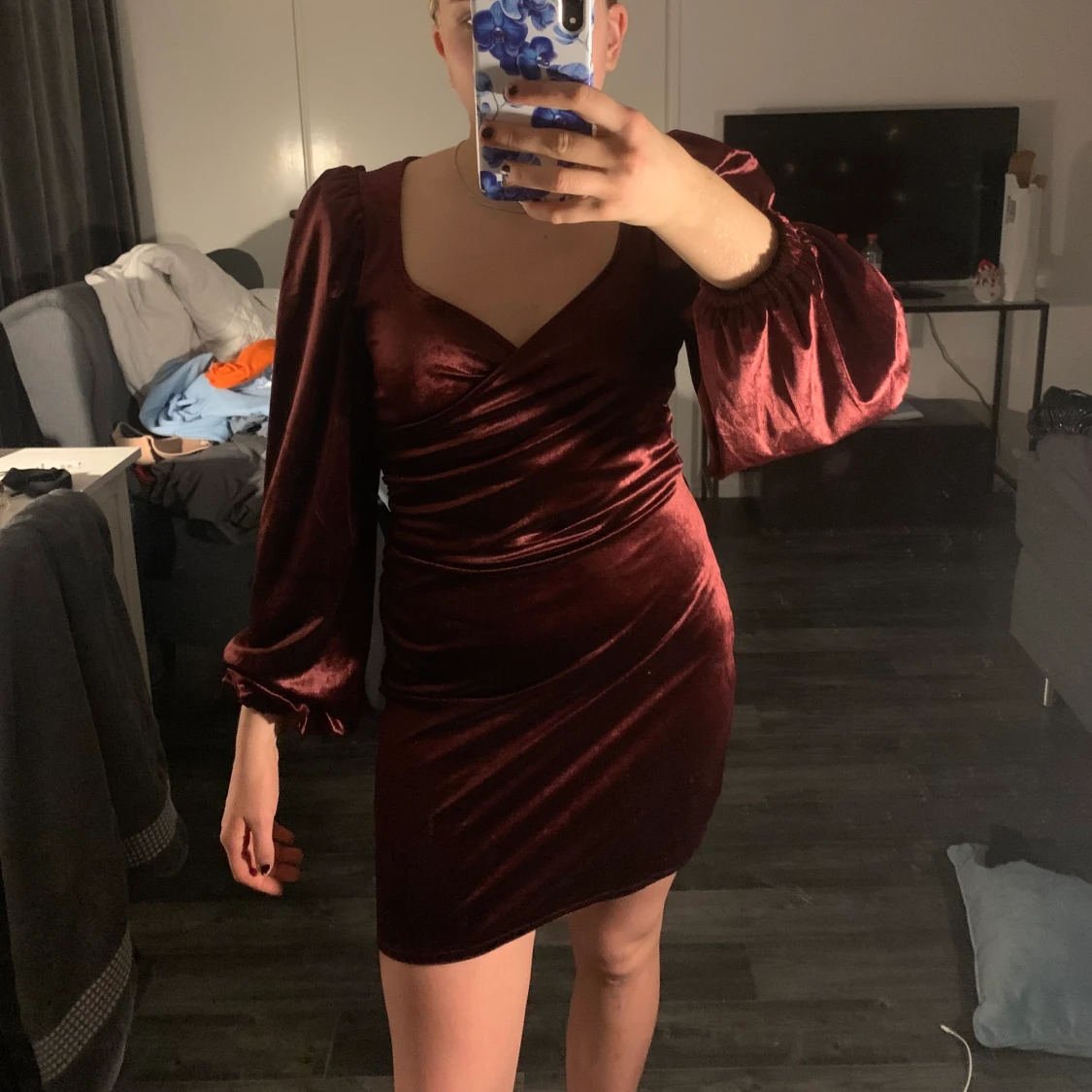 Sammets klänning  - 90