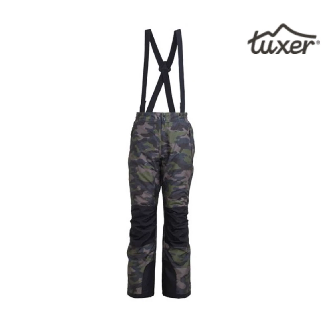 Tuxer Camo Skidbyxor Hängslen str. M