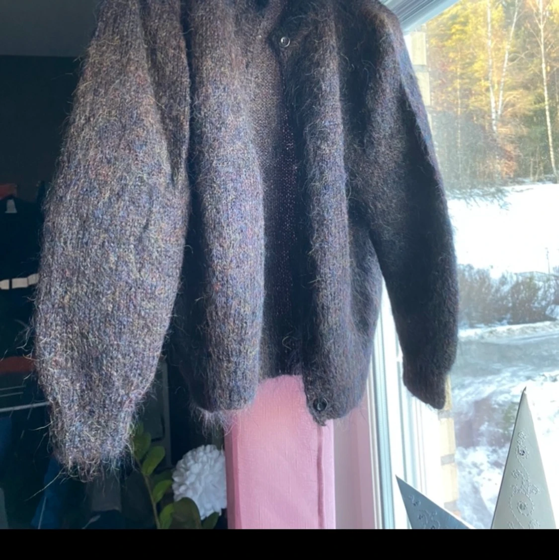 Mohair stickad tröja  - 91