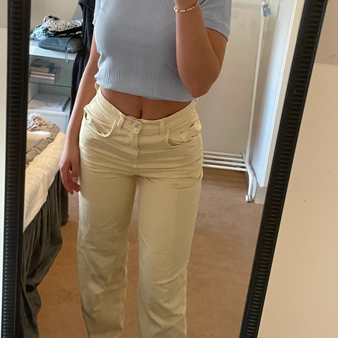 Beige jeans
