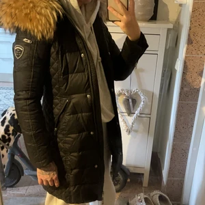 Rockandblue jacka - Strl 36 äkta päls på luvan frakt 📦 99kr