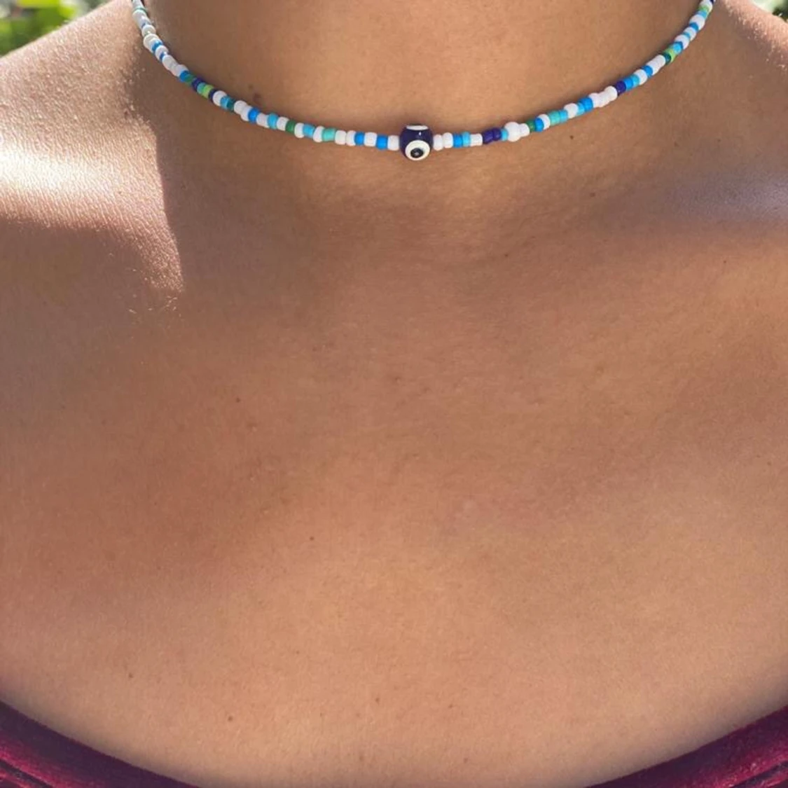 Blue ocean necklace  - 90