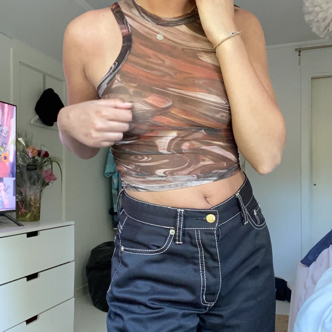 Batikmönster linne - 90