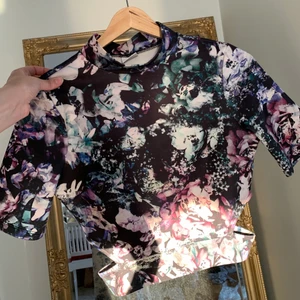 Crop top - Purple print 