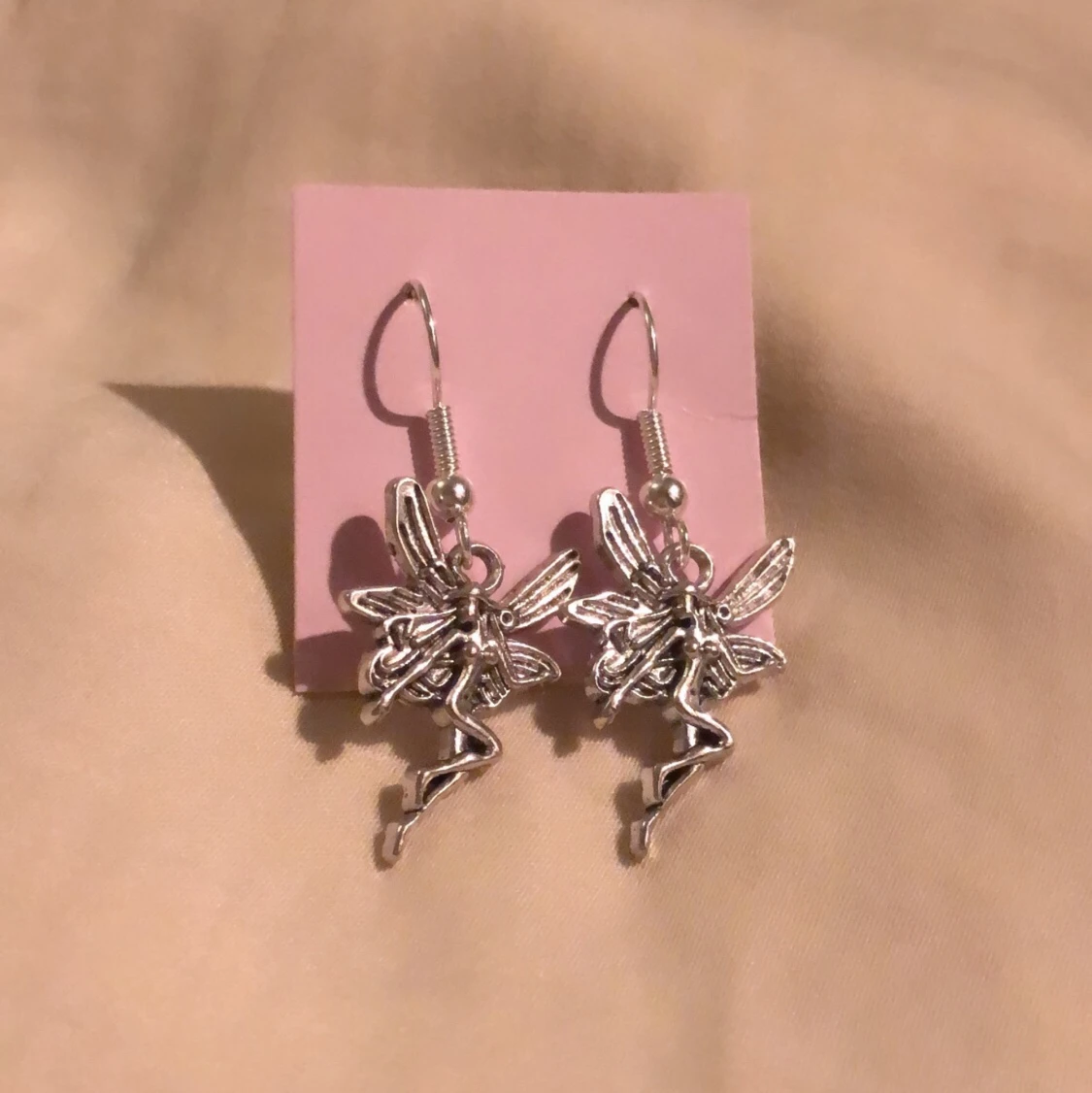 Silvriga Älvor örhängen