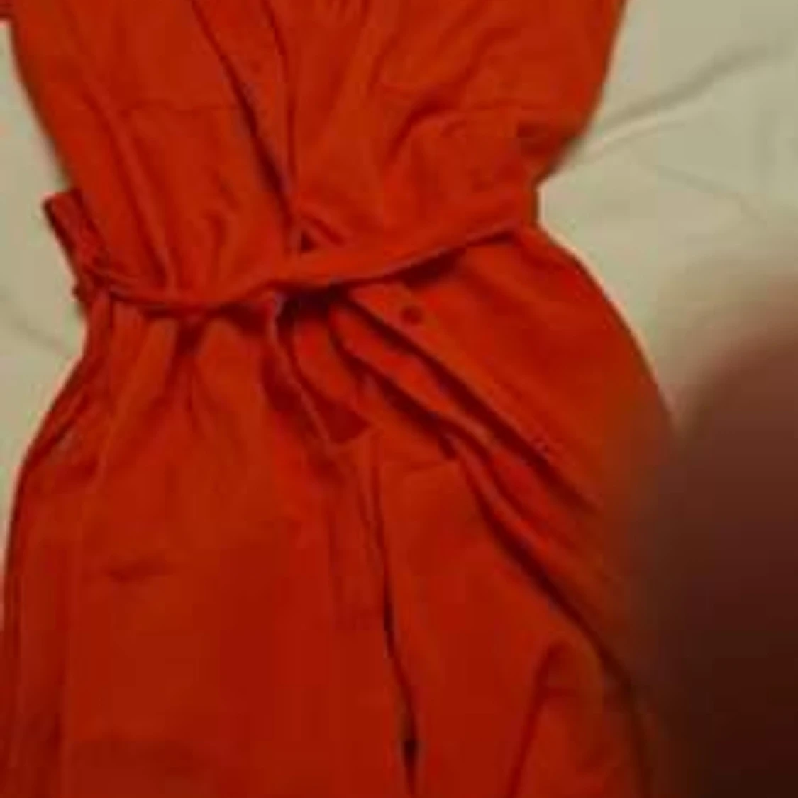 Klänning orangeröd - 91