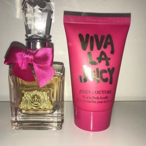 Viva la juicy parfym + bodylotions  - Parfym: 30 ml endast test sprayat                             bodylotion: 50 ml helt oöppnad