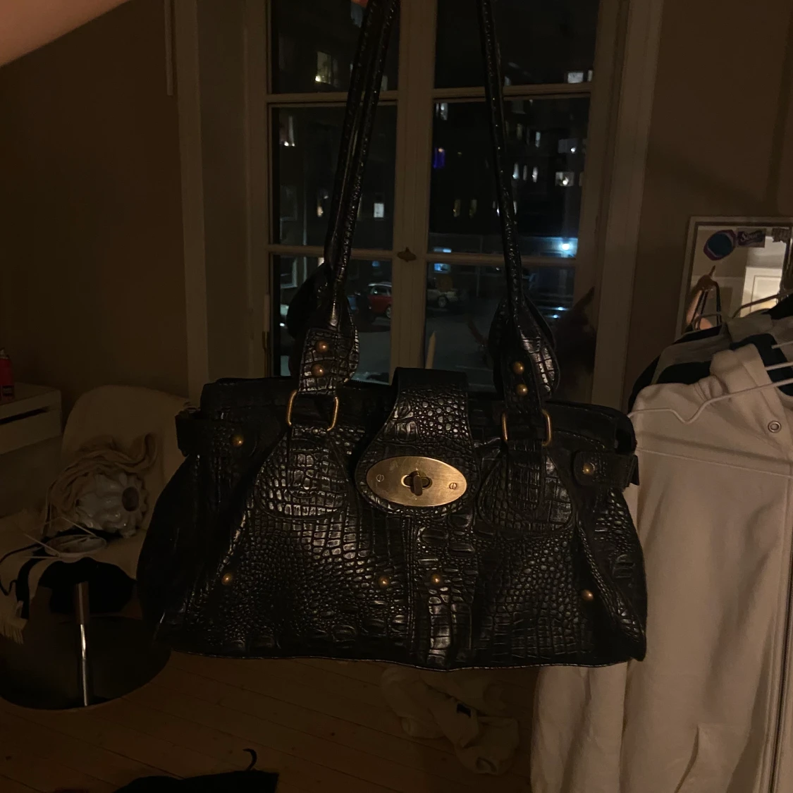 Skinn/läder väska - 90