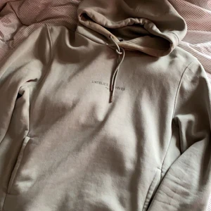 Mintgrön hoodie - Säljer en mintgrön hoodie i storlek S, den är använd några få gånger men inget som syns på den, så nästan som i nyskick!🥰 (bättre bild på färgen på hoodien i bild 2)