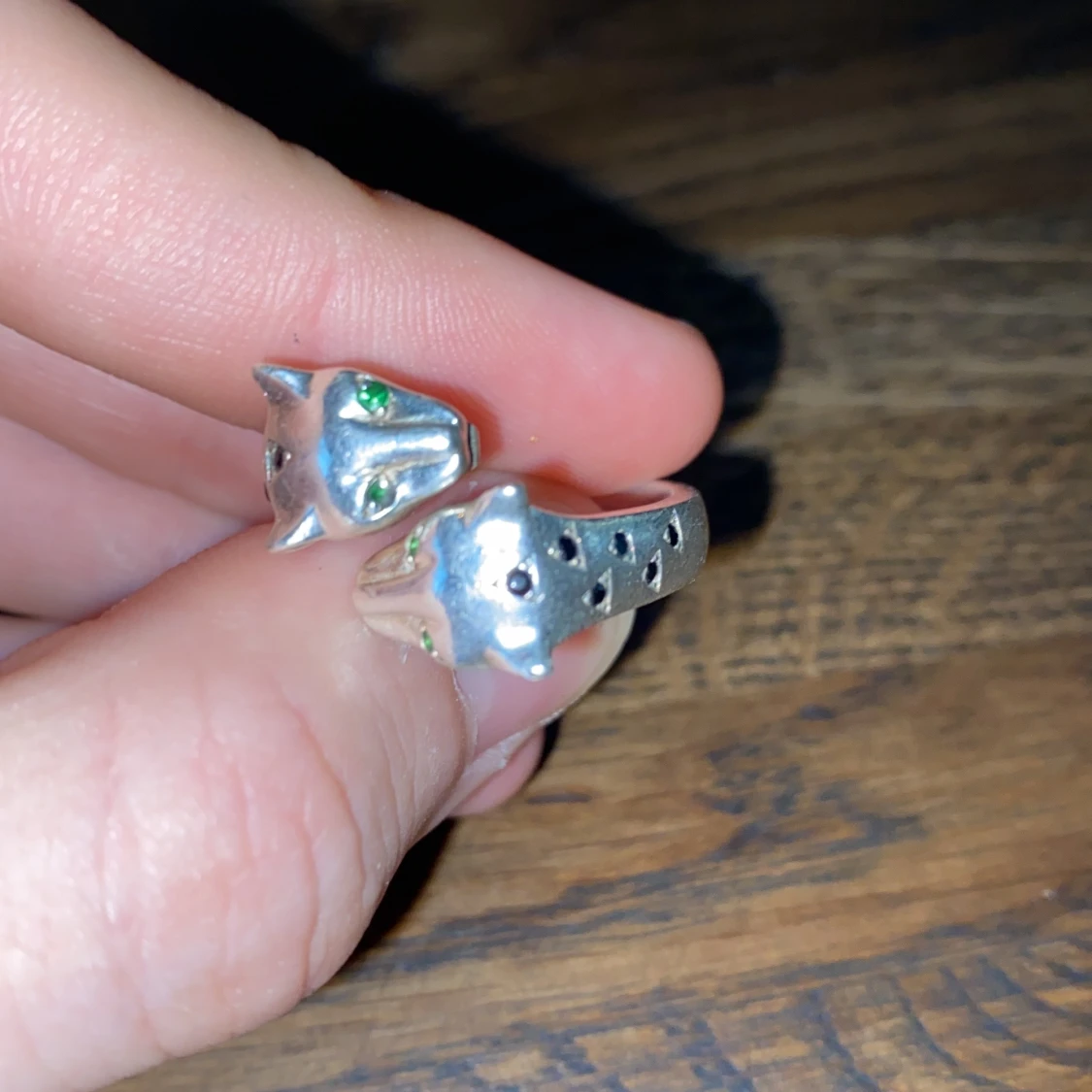 Leopardring av silver - 91