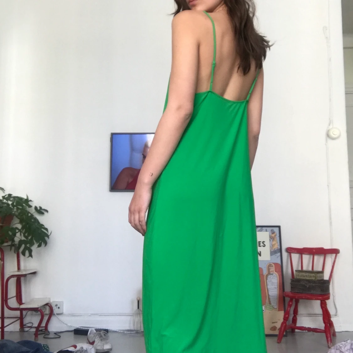 Grön klänning från Zara i storlek S - 91