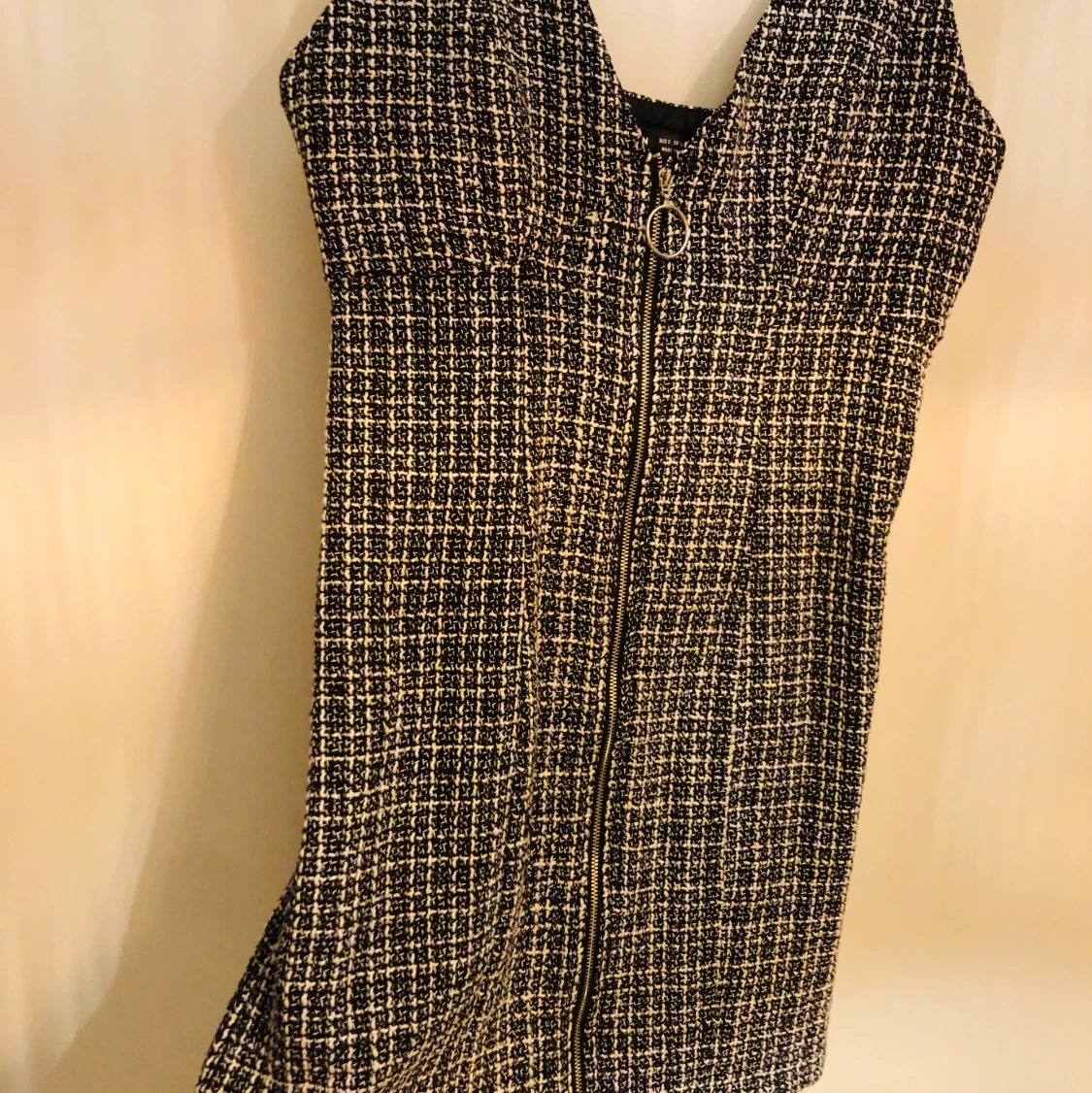 Dragkedja klänning stl Small - 90