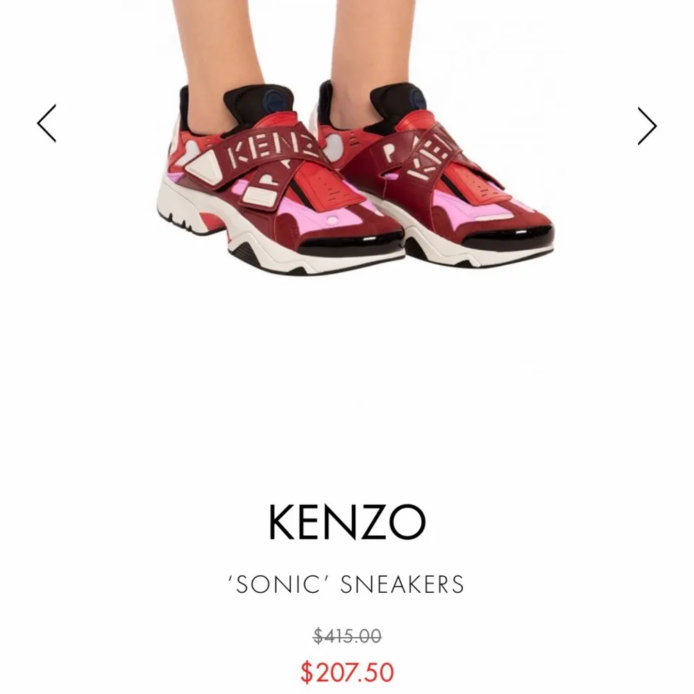 Kenzo skor som ej kommer till användning stolek 37 sååå fina🤍🤍 köparen står för frakten! jag har dustbag o boxen kvar:) nypris ca 2100 kr. Skor.