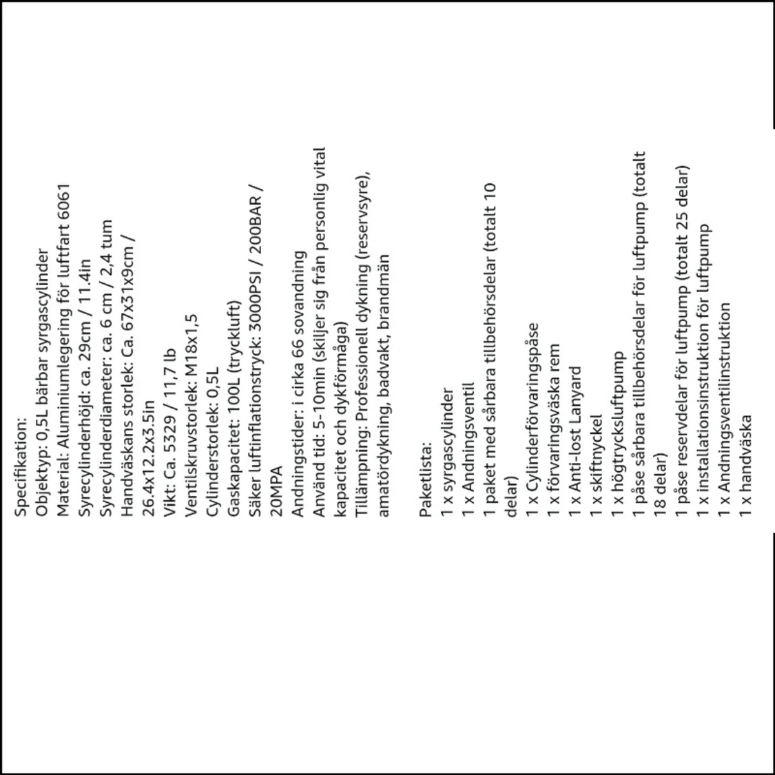 Portable Diving Respirator - 91