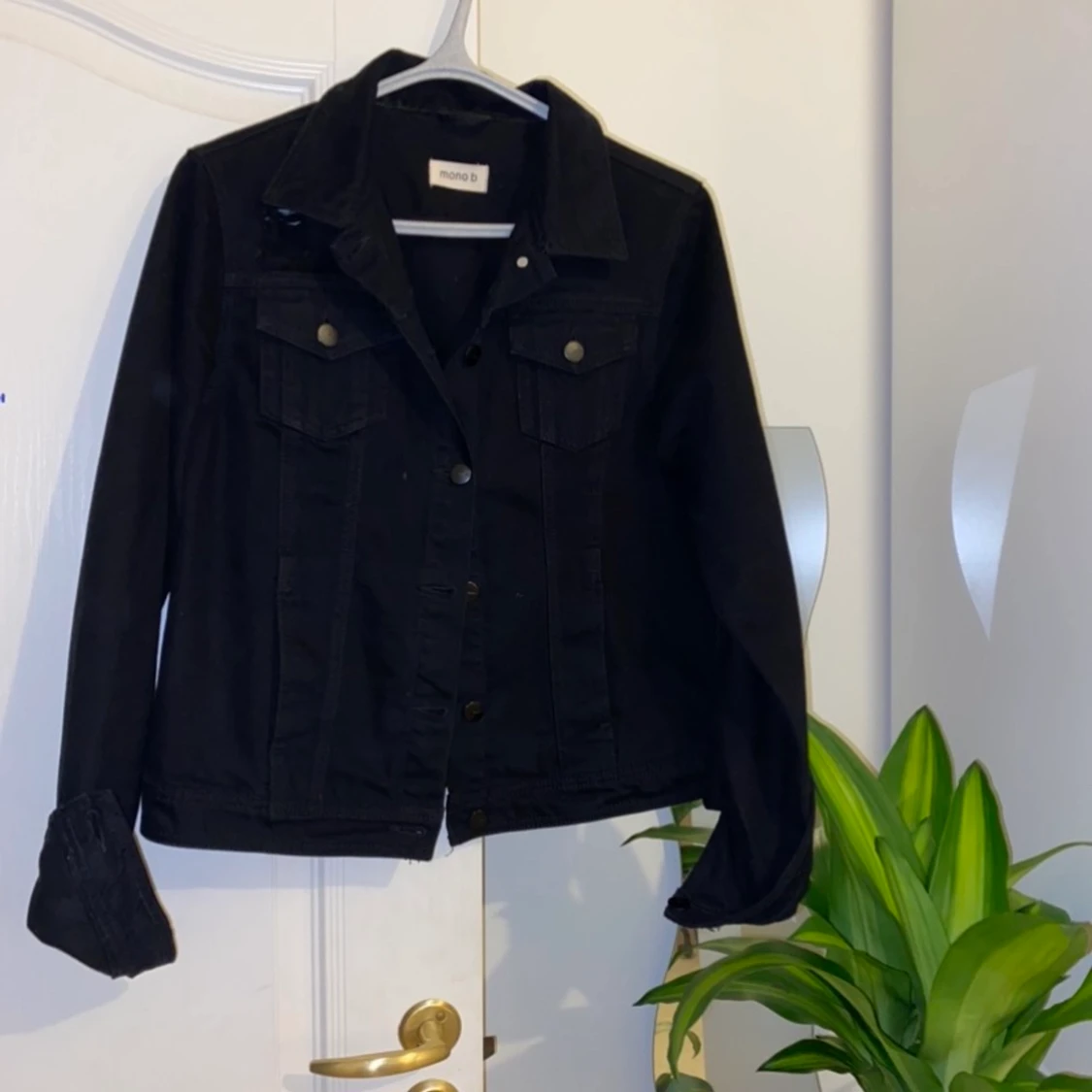 Svart jeans jacka 