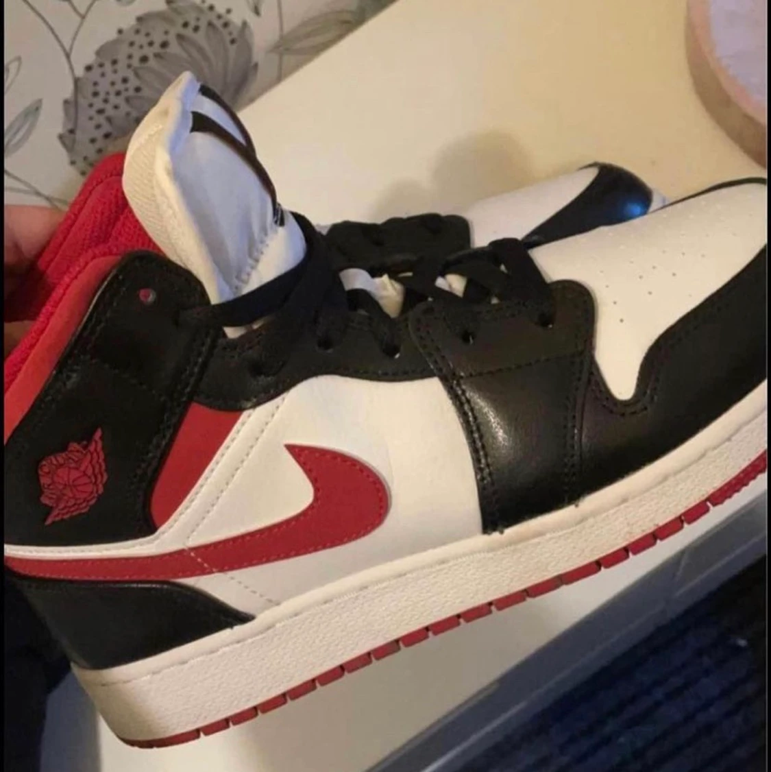 Jordan 1 gröna och röda - 90