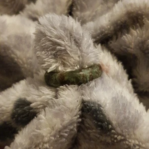 Kristallring - Kristall ring i drakblods jaspis i storlek 17.Kan även användas som pendel.