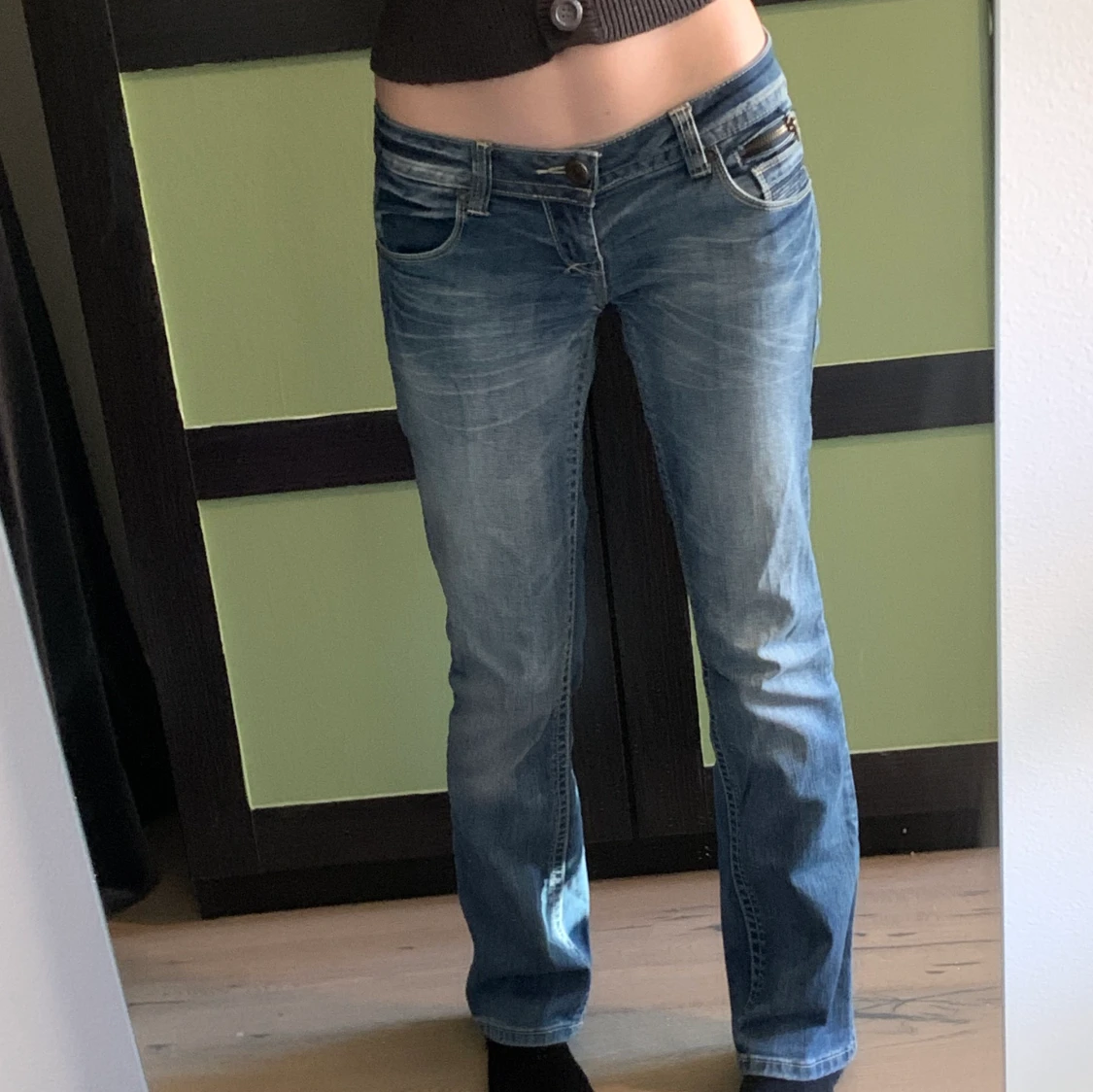 lågmidjade Jeans - 90
