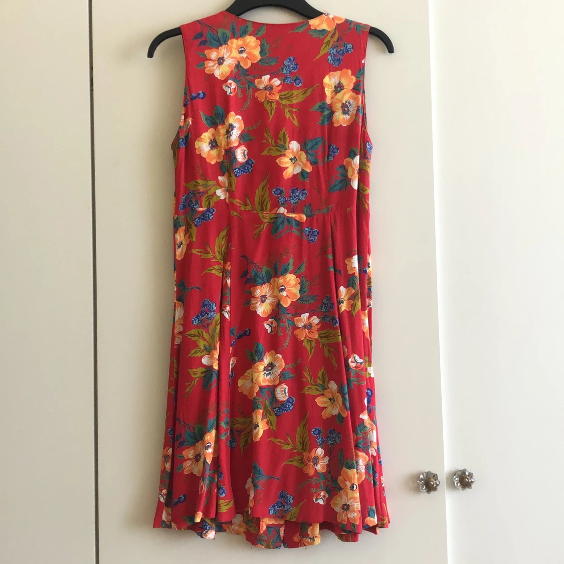 Röd klänning med blommor från GAP - 90