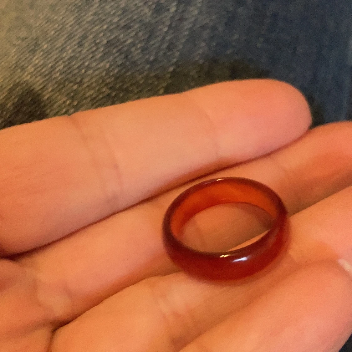 Ring äkta sten  - 91