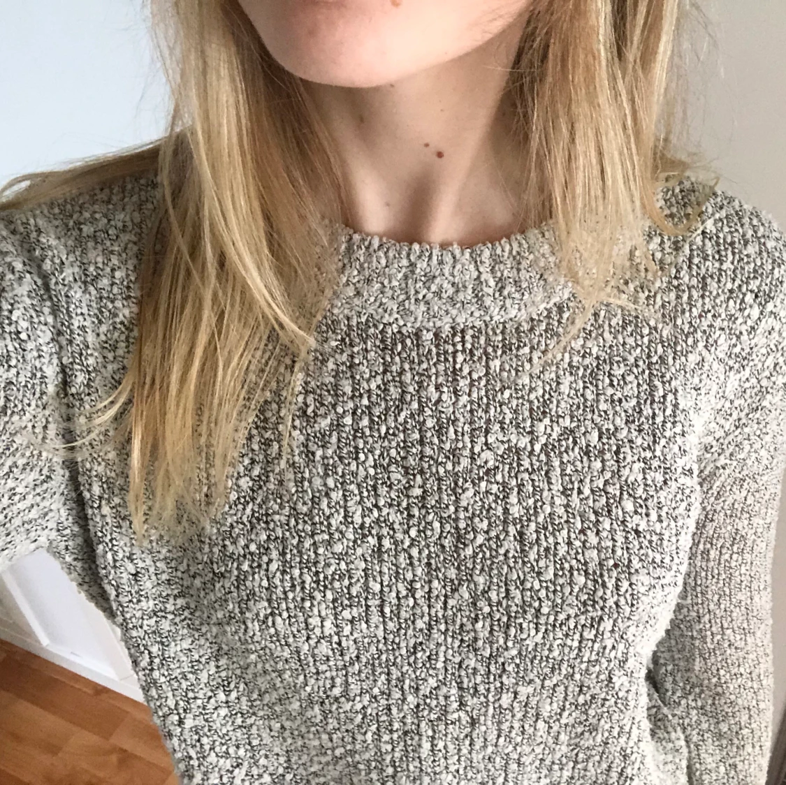 stickad tröja storlek S