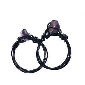 Bellatrix Lestrange💜 - Ring men ametist kristall och koppartråd💜 döpt efter Bellatrix i Harry Potter