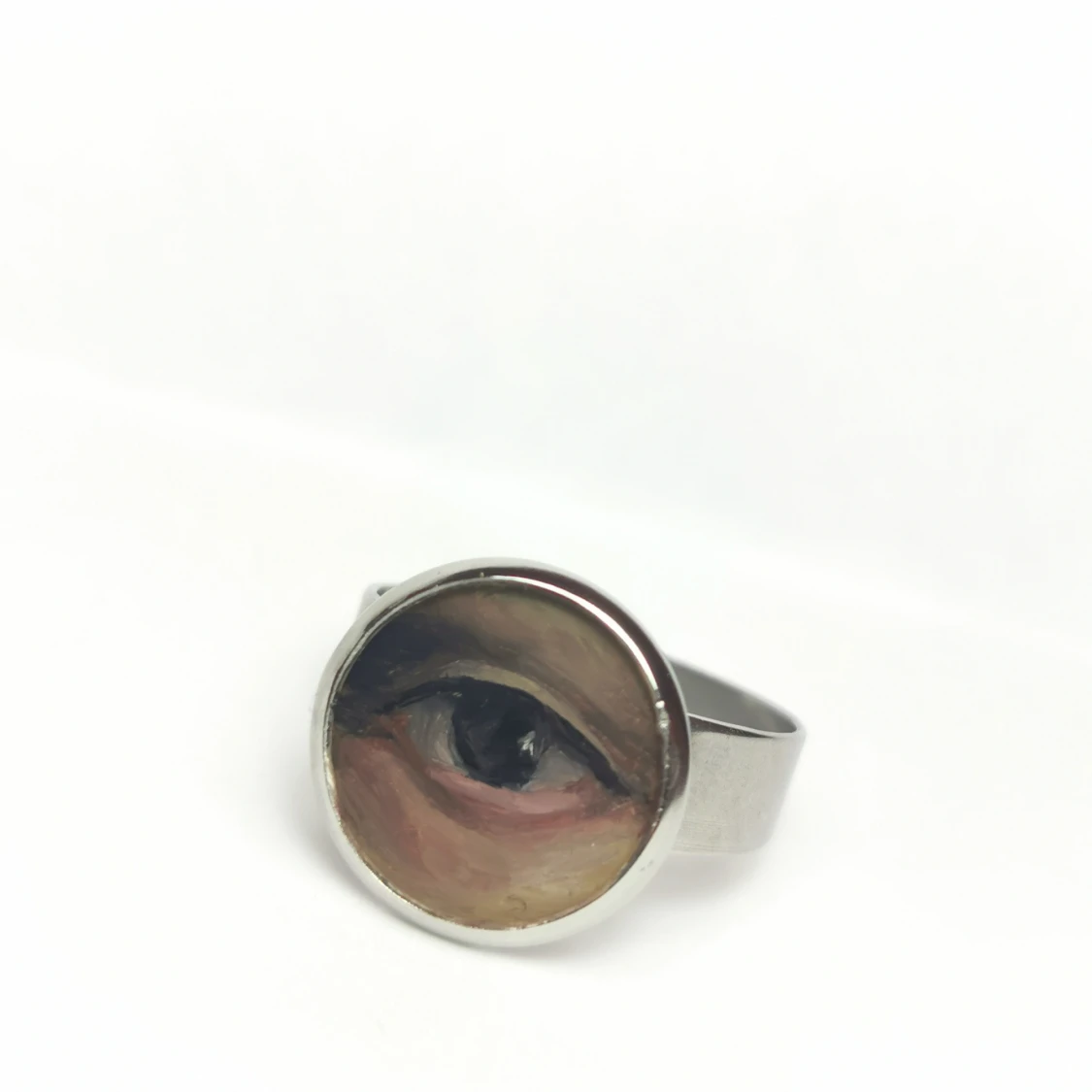 Handmålad lovers eye ring 