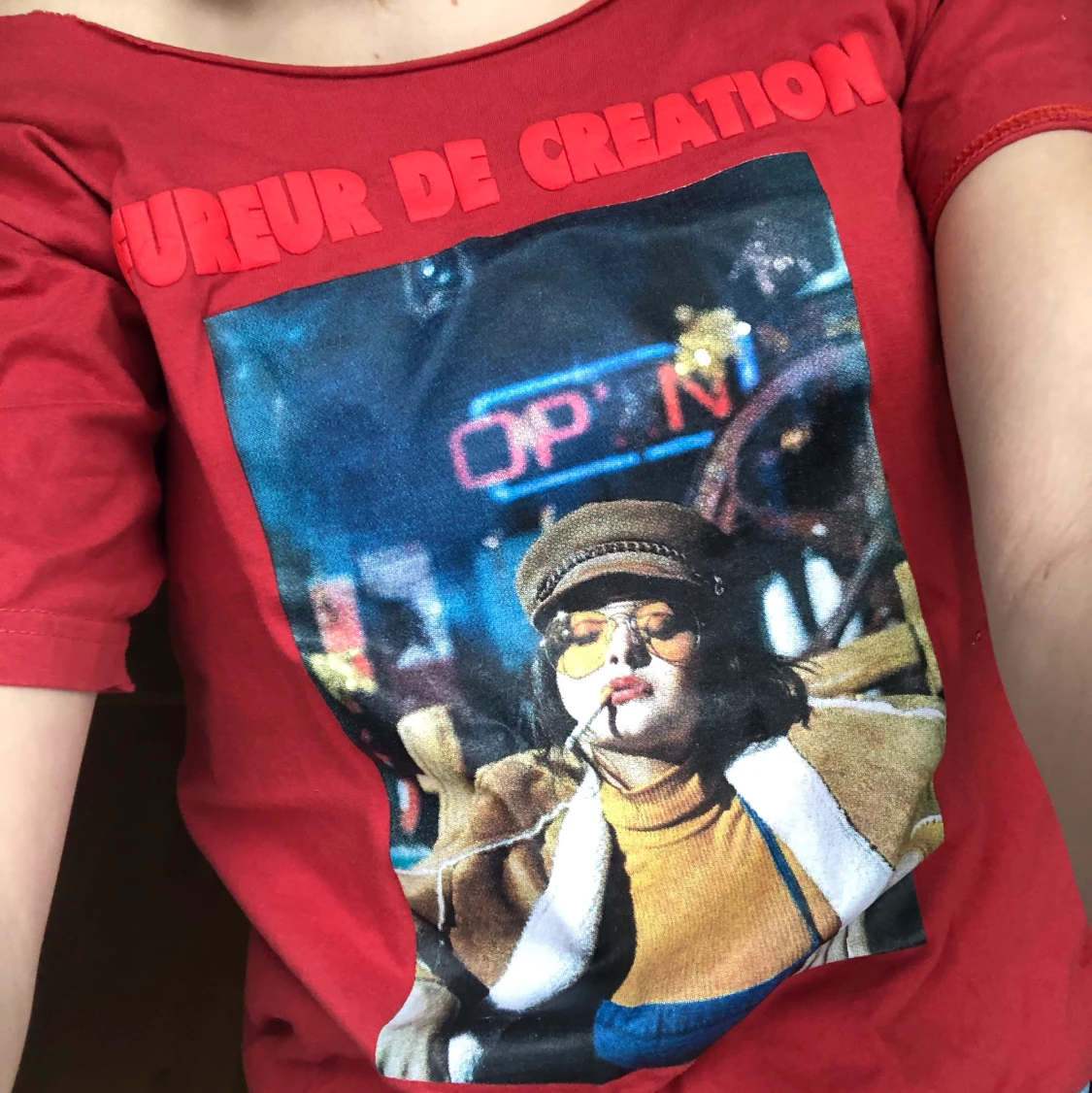 T-shirt med tryck - 90