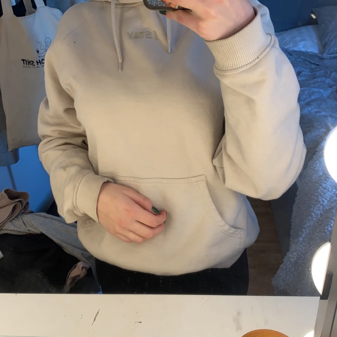 Beige Hoodie